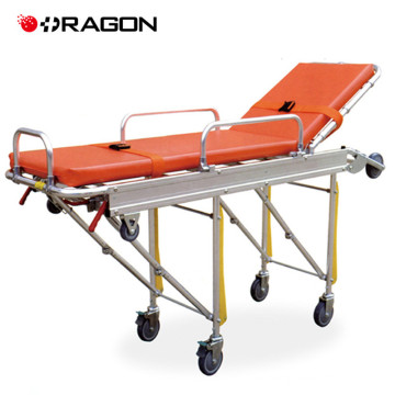 DW-AL004 Aluminum Alloy Adjustable Foldable Ambulance Stretcher for hospital use